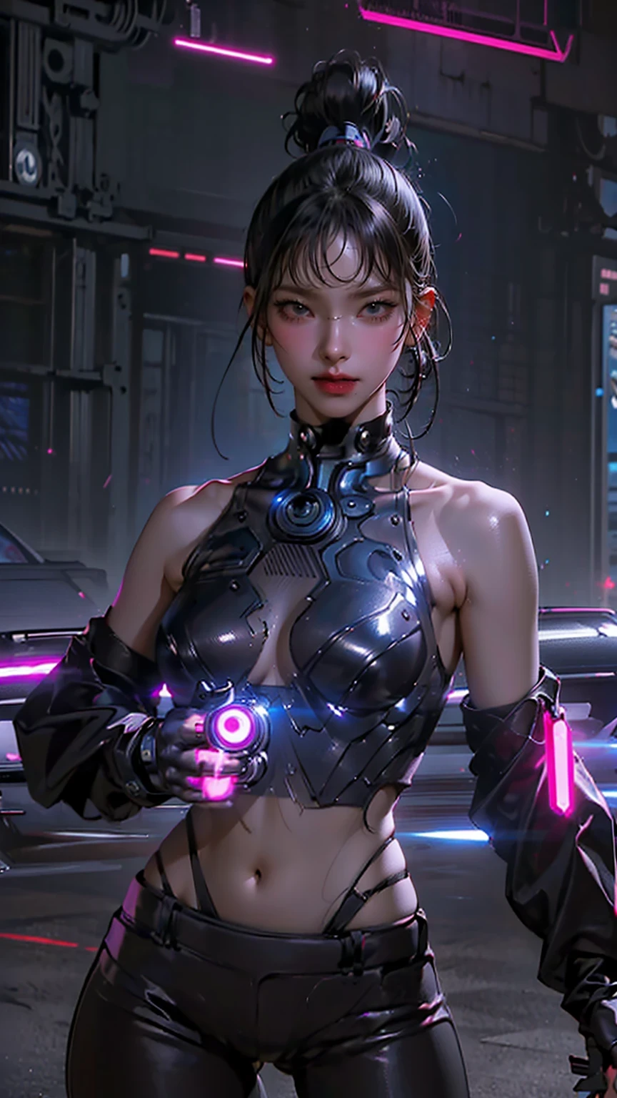 ( masterpiece on penis :1.2, top quality, top quality,Very Details:1.2),8k, wallpaper,( one woman),( future female SWAT team members ),(((Hit a handgun :1.2))),( Very Fitted Black Tactical Bodysuit),( tactical headset),( tactical holster ),(Tactical hand bag),break(serious),( ponytail),( black hair ),( beautiful face),( beautiful eyes ),( beautiful eyes ),(Very Detailsな顔),( VERY DETAILS WOMAN'S HAND),(Muscular),( sexy),(Big Breasts),(thick thighs),( beautiful body),( The background is a futuristic city's neon street :1.6),( cyberpunk :1.0),(((hand, Details,perfection,perfectionion,hand))),(Beautiful female hand),(Accurate hand drawing)
