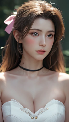 (((Masterpiece))), (((portrait))), Kujou Sara, diffused light, dynamic shadows, sharp focus, realistic, detailed, highres, absurdres, white background, no bra, photorealistic, lifelike, mascara, blushing, sleeveless, youthful appearance, pee stain, white panties, (((nudist))), (((swept bangs))), (((side braided ponytails))), (((lips apart))), (((side))), (((puckered lips)))