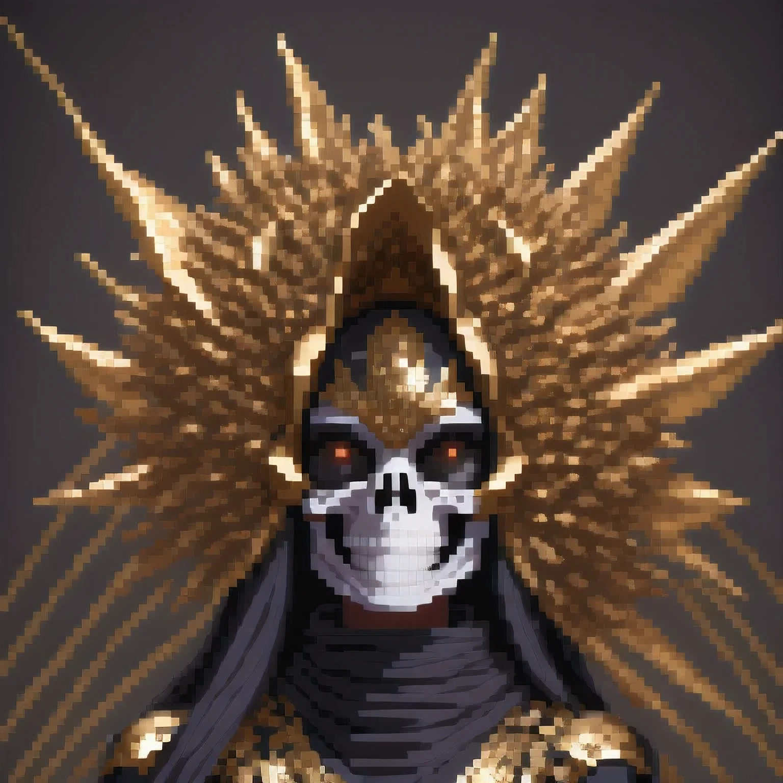 (Extremely detailed 8K wallpaper), a medium shot photo of a fearsome necromancer, intricate, high detail, dramatic