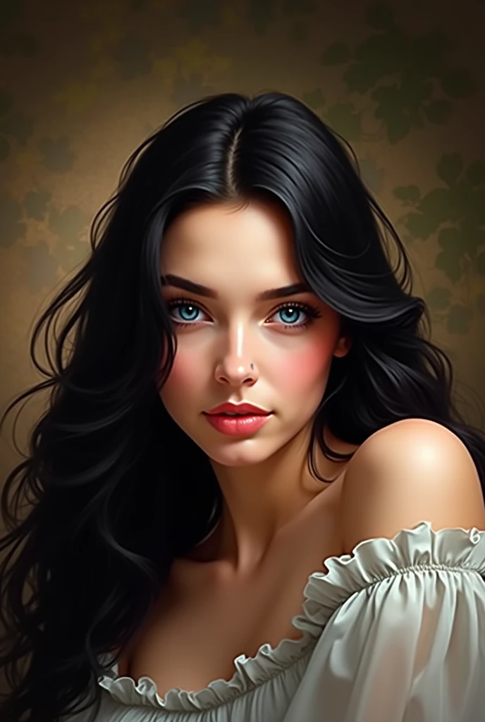 Realistic painting style