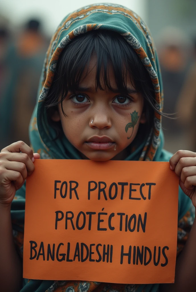 An image of a child in a school campaign about violence against women with posters in Spanish