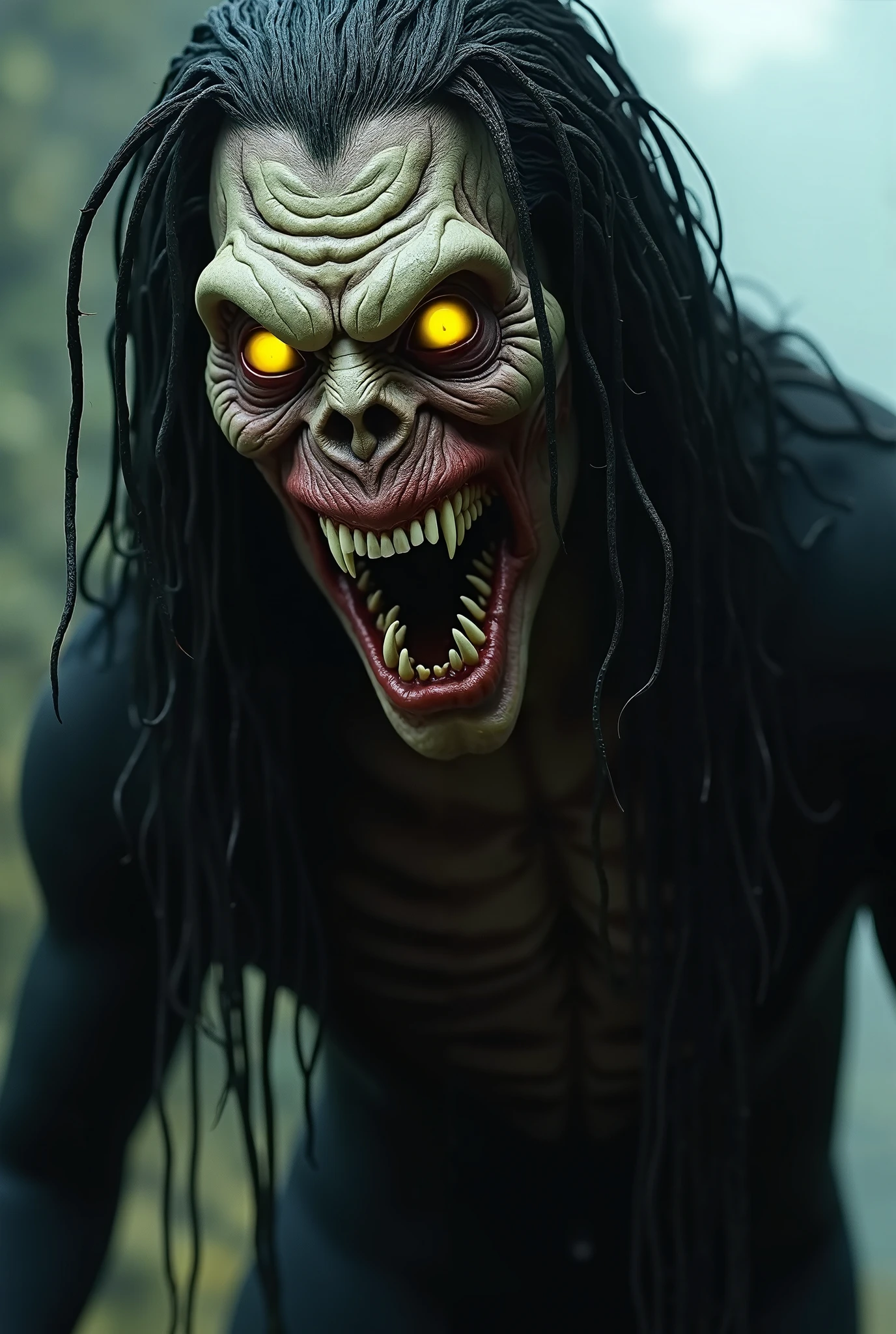 Lee android, robot, ((crawling forward)), masterpiece, (perfect anatomy), (Chaotic personality), (go mad eyes),Black hair, pale skin, Red eyes, sharp teeth, shaded face, glowing eyes, intricate details, best quality, ((Solo)) ,insanevoid, horror \(theme\), ((EXTRA body)), Body Horror Creatures, (wings)