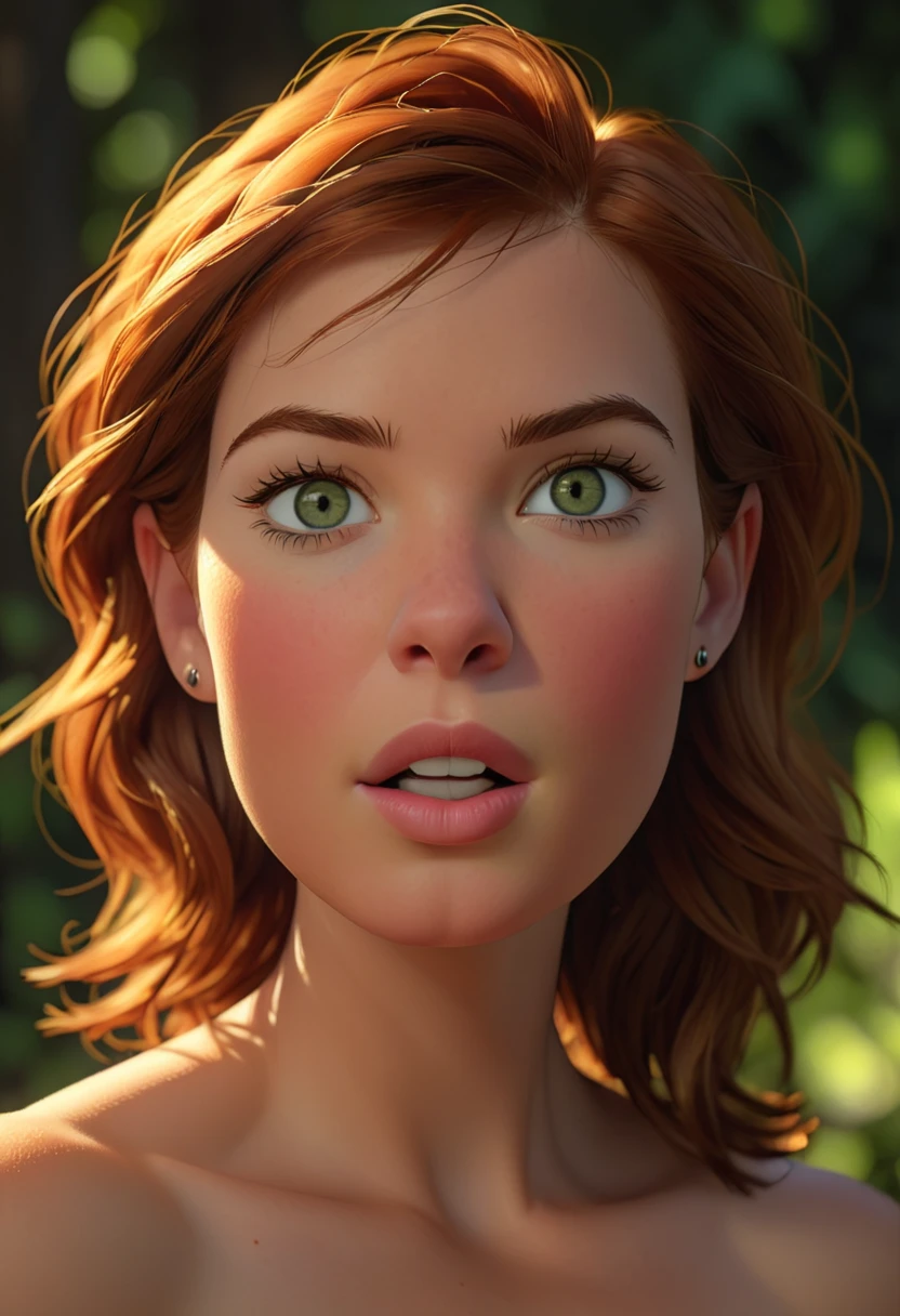 looks like youthful Mandy Moore's face, 90s babe, practically photo-realistic, glorious sunbeams, godrays, Amazing UHD masterpiece, HD remaster, of the highest_quality, best quality, ultra-detailed, definitive, vibrant details,cinematic lighting,moody lighting (1girl), Gwen Tennyson, solo, perfect anatomy, completely-naked, sexiness, beautifully-detailed eyes,(upper body:0.8) , (close-up:0.8), sharp focus, detailed 4k eyes, immature young female, breasts, huge breasts, naked cleavage, deep cleavage, bulging overexposed cleavage, gigantic naked breasts,naked upper body, naked lower body, naked body, curvy, thicc, Gwen Tennyson, short ginger hair, short hair, intricately-detailed strands of hair, hyperealistic hair, faint freckles, cute female, plump, wide hips, erect-raised nipples, huge puffy-nipples, inverted nipples, outdoors, beach, sea, blue sky, striding forward, (head tilt:0.8) (parted lips, teeth, confident, furrowed brow:0.7), candid, modelshoot style,(fcDetailPortrait:0.8), [simple background:beautiful scenery:0], (best illumination, beautiful detailed glow), ultra-detailed serene eyes, calm eyes, even eyes, eye symmetry, looking at viewer calmly, similar same eyes, eye-highlight symmetry, green-eyed, green eyes, dark black eyelashes, feminine eyelashes, natural beauty, same-styled matching eyes, intense gaze, very dark pupils, inspired by dandon fuga, artwork by artgerm, artwork by yusuke murata, artwork by Tite Kubo, in the style of Tite_Kubo, lighting by thomas kinkade, intricately-detailed skin, perfectly-similar eyes, dramatic shadows, (looking directly at you, looking at viewer, slightly radiant eyes, thick limbal rings around irises, bold dark limbal rings, faint twinkle in eyes), alive, lively, expressive, showing emotion, the lighting hit her eyes just right, lively eyes, maximum detail, utter perfection, looking intently at viewer, best shading, best lighting, realistic, hyper-realistic,