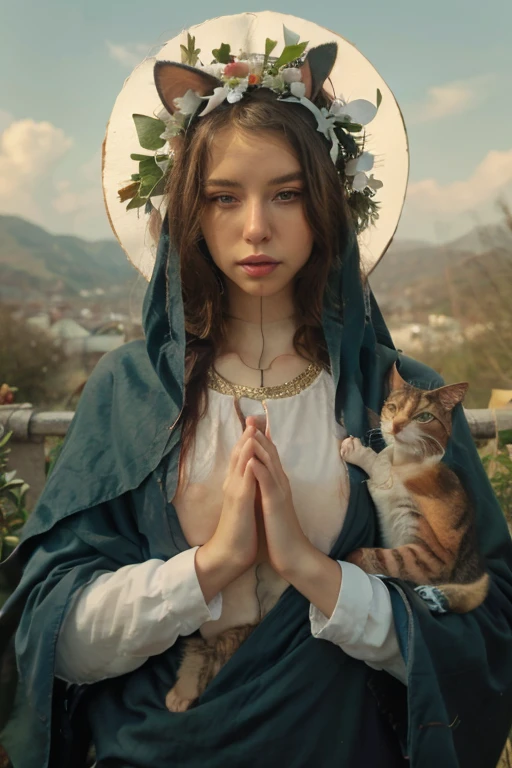 Virgin Mary, Cat wreath