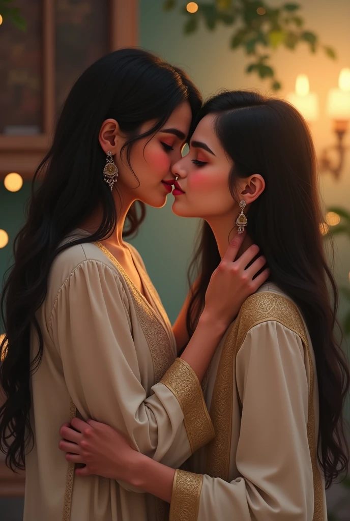 Pakistani Muslim girl boobs showing and boy kiss her boobs