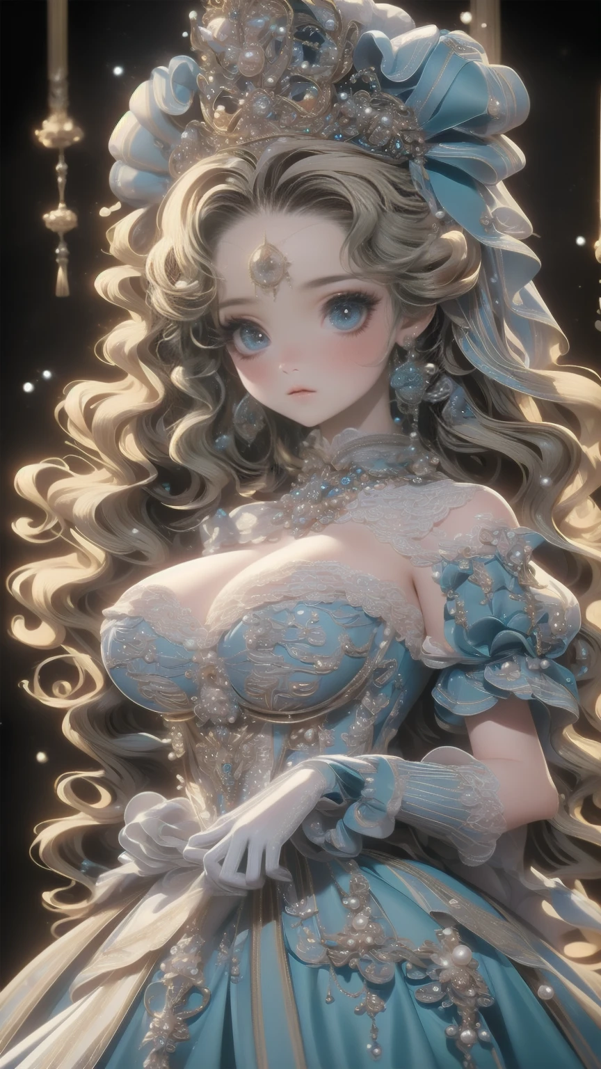 ultra-detalhado, extremamente detalhado,((estilo de arte de anime)),master part,(best quality),(Super Detalhe),(muito delicado e bonito),((sozinho)),(((corpo inteiro))),corpo inteiro,((rosto e olhos detalhados)),olhos perfeitos, olhos renderizados,olhos bonitos como joias,((1 princess with beautiful embroidery and a beautiful rococo ball gown with jewels and voluminous long skirt with ruffles)),((Crinolina)),beautiful embroidery and beautiful rococo ball gown with jewels and voluminous long skirt with ruffles,(grande quantidade de cabelos lisos,extremamente volumoso cabelos lisos muito Longasos,cabelos lisos absolutamente Longasos),Pele brilhante,(((peitos muito gigantescos,dentadura da pele))),seios estourados,clivagem,((Castelo da Fantasia,ao ar livre,fora do castelo)),Longas_Luvas,enfeite de cabelo com joias extremamente lindo,(bling-bling extremamente lindotiara joias),(joias de luxo),corpo inteiro,beautiful embroidery and beautiful rococo ball gown with jewels and voluminous long skirt with ruffles