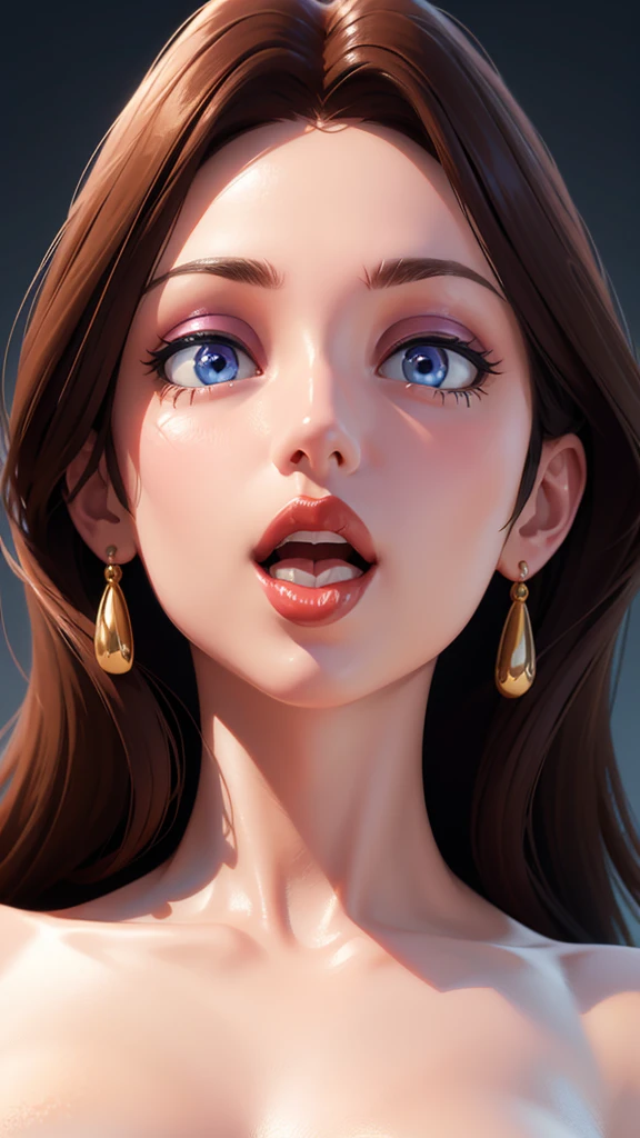 Must Piece, (Solo: 1.1), Perfect Face, (Bright Lighting: 1.2), Beautiful Eyes, Beautifully Detailed Face, Perfect Lighting, Absolutely necessary for the piece, Top Quality, () MILF, () 30 year old woman, red lips, lips, lipstick, red lips, thick lips
8K, high quality, animation, married woman, fair-skinned, beautiful, beautiful face, beautiful, bright, highlights in eyes, sexy, beautiful line drawing.Brown hair color, dark facial make-up, dark purple eyeliner, blue eyes, ((depicting head only)), simple background, open mouth, (tongue out),((tongue in cheek))(Big tits) Large breasts,