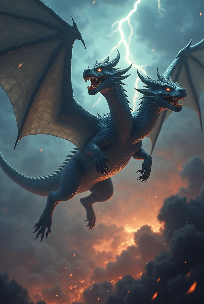 a picture of a dragon with a large head and claws, dragons flying in the sky, giant dragon flying in the sky, battle with dragon, dragons flying around, dragon flying in the background, fighting a dragon, dragon in the background, from guild wars, colossal dragon in background, alduin, charging through a dragons lair, dragon flying in the sky, dragon flying