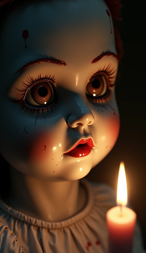 (Best quality,4K,8K,A high resolution,Masterpiece:1.2),Ultra-detailed,(Realistic,Photorealistic,photo-realistic:1.37),Black and white painting,A candle in the center of the picture，Halloween elements,Mourning,sadness,faded memories,Funeral, waxy candles,memorial，The composition is simple and reasonable