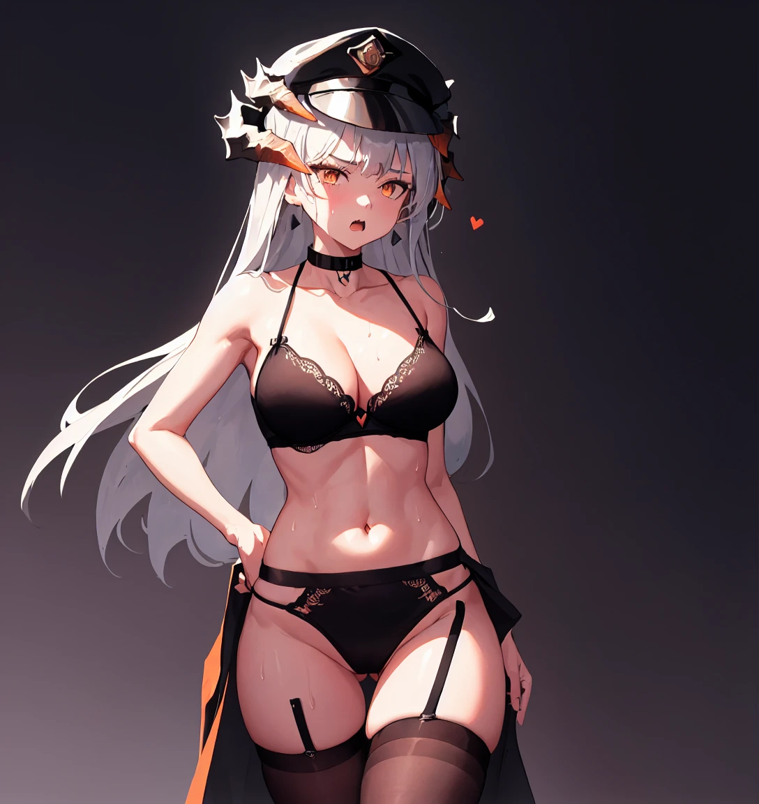 Vittorio_Veneto \(warship girls r\),((masterpiece)),(((best quality))),((ultra-detailed)),((illustration)),((disheveled hair)),((frills)),(1 girl),(solo),1girl, anchor, ass visible through thighs, bangs, bare legs, bare shoulders, bikini, black bikini, black flower, black footwear, black ribbon, black rose, blush, breasts, cannon, chain, collarbone, crossed legs, cuffs, flat chest, flower, full body, gradient, hair flower, hair ornament, halterneck, looking at viewer, machinery, navel, red eyes, red flower, red rose, ribbon, rose, sandals, sarong, see-through, shackles, short hair, side-tie bikini, small breasts, solo, standing, swimsuit, thigh gap, turret, white hair, white rose