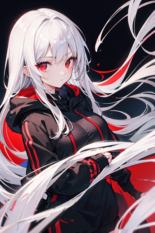 silver hair hair, cute black dress, crimson eyes, lowest ponytail, masterpiece, best quality, high resolution