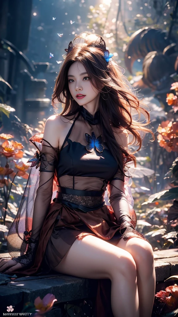 Holding a large see-through stole with pale pink floral pattern with both hands、Swaying in the wind。dark color、shackle、Halter Neck Bodysuit、Rubber Suit Corset、garterbelts、Upper eye、light-colored skin and loose navel skin,,,,,,,,,,,,,,,,,,,,,。Skirt flutters in the wind and spreads。Dynamic Posing。Dancing Poses。
Loose clothing shows shoulders。Very beautiful girl at 19 years old。
Hair swaying in the wind。 masutepiece、Best Photoreal、portlate、Sheer clothing、wetted skin、Wet hair、Sexy look、Functional、Bewitching、Clothes with an open back、Oblique composition、Waterfall in the forest、Big hair ornament、Medium chest、Navel Ejection、Shiny knee-high socks、Bold open chest clothes、、hair adornments、