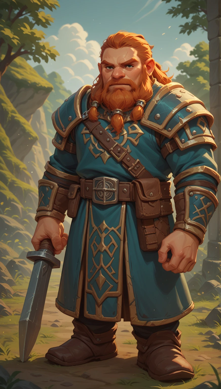 Dwarf male, warrior