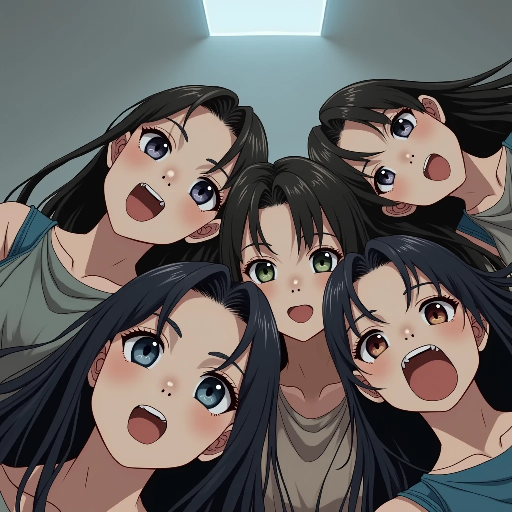 sucking dick, blowjob, open mouth, saliva, drooling, wet, cum on mouth, cum on tongue, cum on face, huge breasts, big ass, big thighs, blush, crossed-eyes, front view, looking at the viewer, milf, ahegao, rolling eyes, tongue, Perfect slim body, fubuki