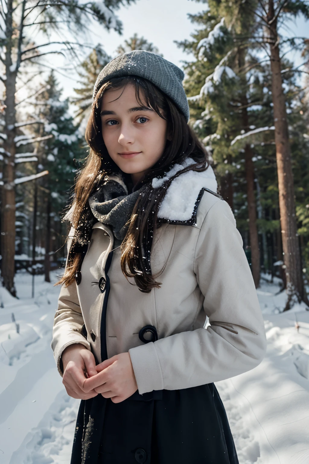 A girl who represents summer a boy who represents winter