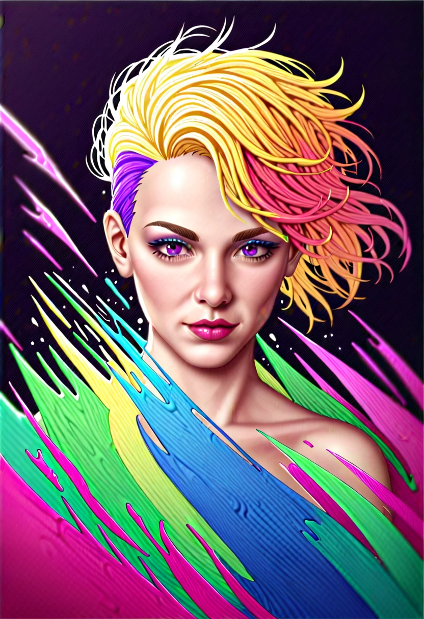 a close up of a person with a glowing face and a neon head, an expressive digital painting, the nonlinear. digital painting, portrait of a digital shaman, #1 digital painting of all time, # 1 digital painting of all time, portrait digital art, digital painting - n 5, smooth. digital painting, face illuminated, digital portrait, detailed glowing head
