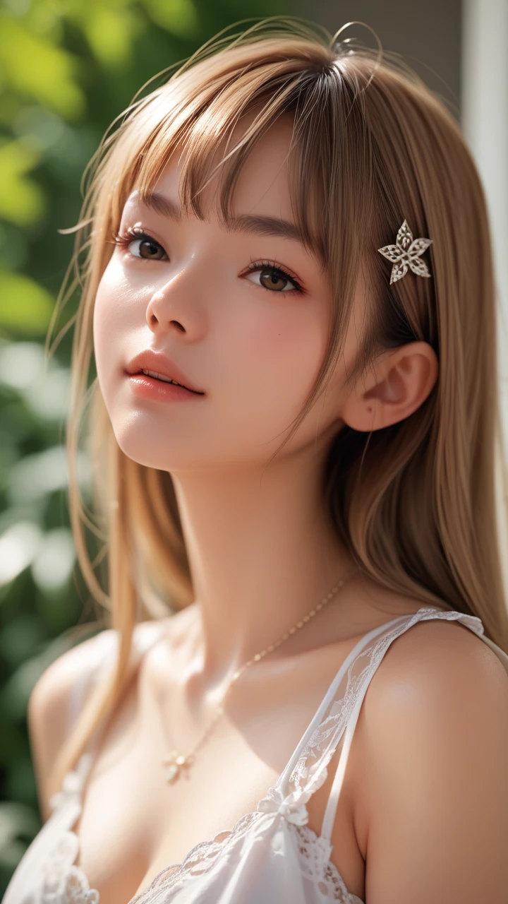 (Masterpiece:1.2), (Best Quality:1.2), perfect eyes, perfect faces, perfect light, 1Girl, Mature female in the field, medium blonde hair, Curly hair, detailed outfit, detailed outdoor background, makeups, eyeshadows, thick eyelashes, Fantasy, Looking at the viewer, springtime