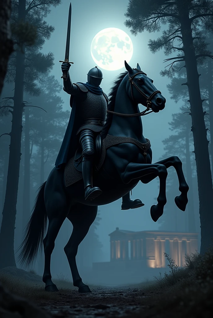 elden ring style, foul tarnished
female Valkyrie on black horse, pointing long sword at boss
highly detailed, realistic