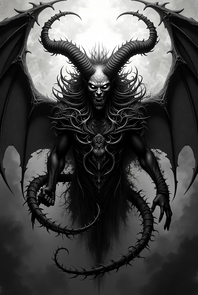 a terrible ancient and supernatural entity, cthulhu myth, cosmic terror, Long tentacles, wings, divine and demonic form, layer, sharp contrast, relativity, quantum mechanics, abyss, nightmare existence, Insane, bizarro, dark and moody atmosphere, cinematic lighting, dramatic shadows, subdued colors, Bright dark,Transition from black and white on the left half to bright colors on the right half,Ensure seamless integration between the two halves,no dividing line,The scene is the same on both sides,Black and white pencil detail on the left side,Right fill color,The mixture formed throughout the image,detalhes perfeitos, Animation Art Style, Large murals, Strong sharp contrast between light and dark