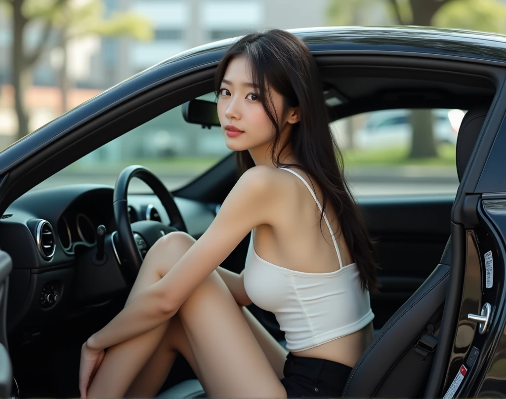 phbjcrsc, car interior, Manicure, car, throw, Telephone, Ground cars, ,
22 years old,  
Perfect Skin、Perfect Face ,
 Colombian supermodel ,
Pretty face, , Cute eyes,
Malibu blue hair , 
masterpiece ,
 EXIF Thumbnail Surprise Lighting, Real Life, 
RAW Photos, theme, 8K Ultra HD,  Soft lighting, high quality, Film Grain,  ,
Photorealistic, 
1 girl:1.8)
Accurate 5-finger、Accurate human body、Perfect human body、The most beautiful face, True to the human body、Correct five-finger、Perfect human body、Knowledgeable person、Highly detailed face and skin texture、Natural neck length、(beautiful Hands)、beautiful, length, Thin legs、straighten both legs、please stretch your arms、