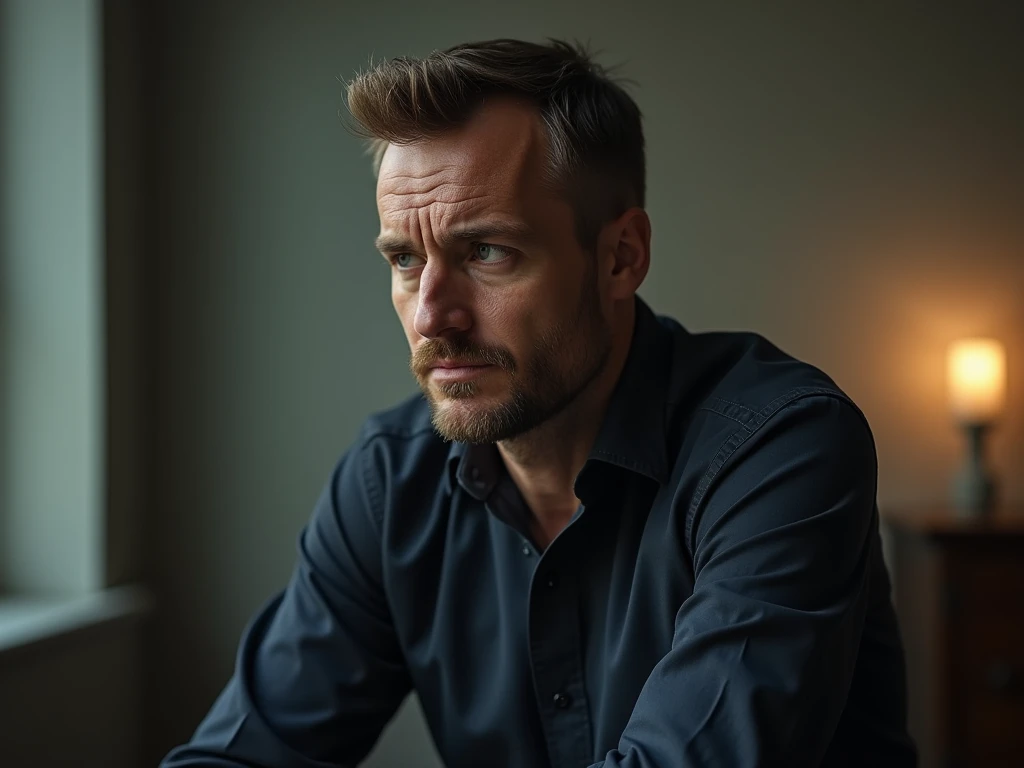 A picture of a man being blamed even though he wasn&#39;t wrong.