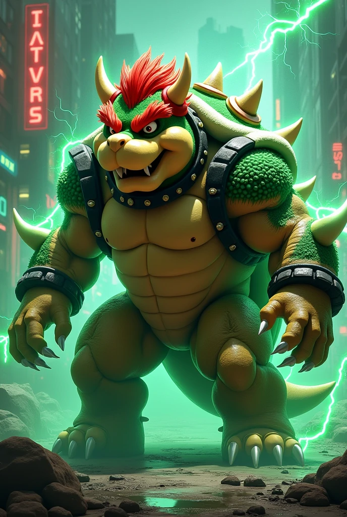 a huge muscular bowser, feral, spikes, knotted penis, massive chest, breathing fire, overbite, most muscular pose, pierced nipples, gold nose ring, vascular, gigantic, hyper detailed, copious amounts of viscous fluids, hyper penis and big balls:1.3, amount of cum:1.4 , sperm, erection, cum, up penis, hard penis, photorealistic, cinematic lighting, 8k, hyper detailed, macro, cinematic lighting, 8k, photorealistic, award winning digital art