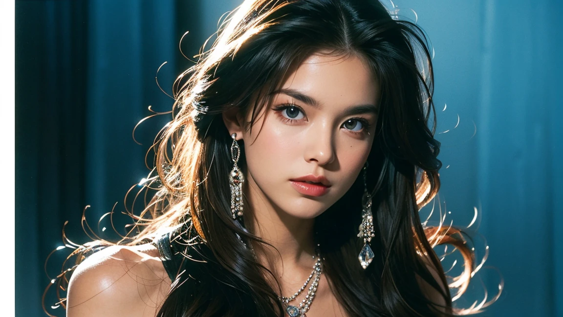 ((masterpiece)), (best quality), perfect anatomy, highres, detailed, (8k), photorealistic,best quality, ultra highres, ((detailed face)),
<lyco:yvonnedecarlo_lycoris_01-000003:0.9>, 1girl, yvonnedecarlo-smf, solo, black and white hair, long hair, realistic, two-tone hair, dress, upper body, lips, necklace, jewelry, looking to the side, pale skin, sleeves