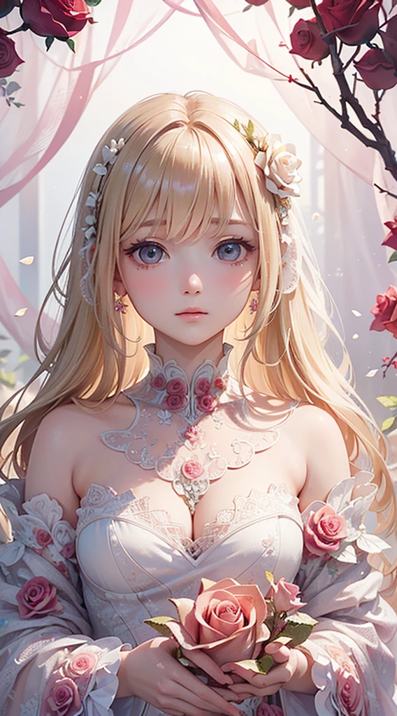 Background with:wide field,Wide rose fields,rose flower)Lie in many roses, She has long red rose hair,seen from the front,, mostly blue cloudy sky,(((tmasterpiece),(Very detailed CG unity 8K wallpaper),best qualtiy,cinmatic lighting,detailed back ground,beatiful detailed eyes,Bright pupils,Black eyes,Snow-whiteskin,Redlip(Very fine and beautiful),(Beautiful and detailed eye description),ultra - detailed,tmasterpiece,))facing at camera,A high resolution,ultra - detailed),revealing breasts,Big Breasts,
Bare genitalia, Bulge,legs are open,Raised sexy,Camel toes,Desire for dissatisfaction,frontage,(Wearing:Sheer slip dress。Bare )