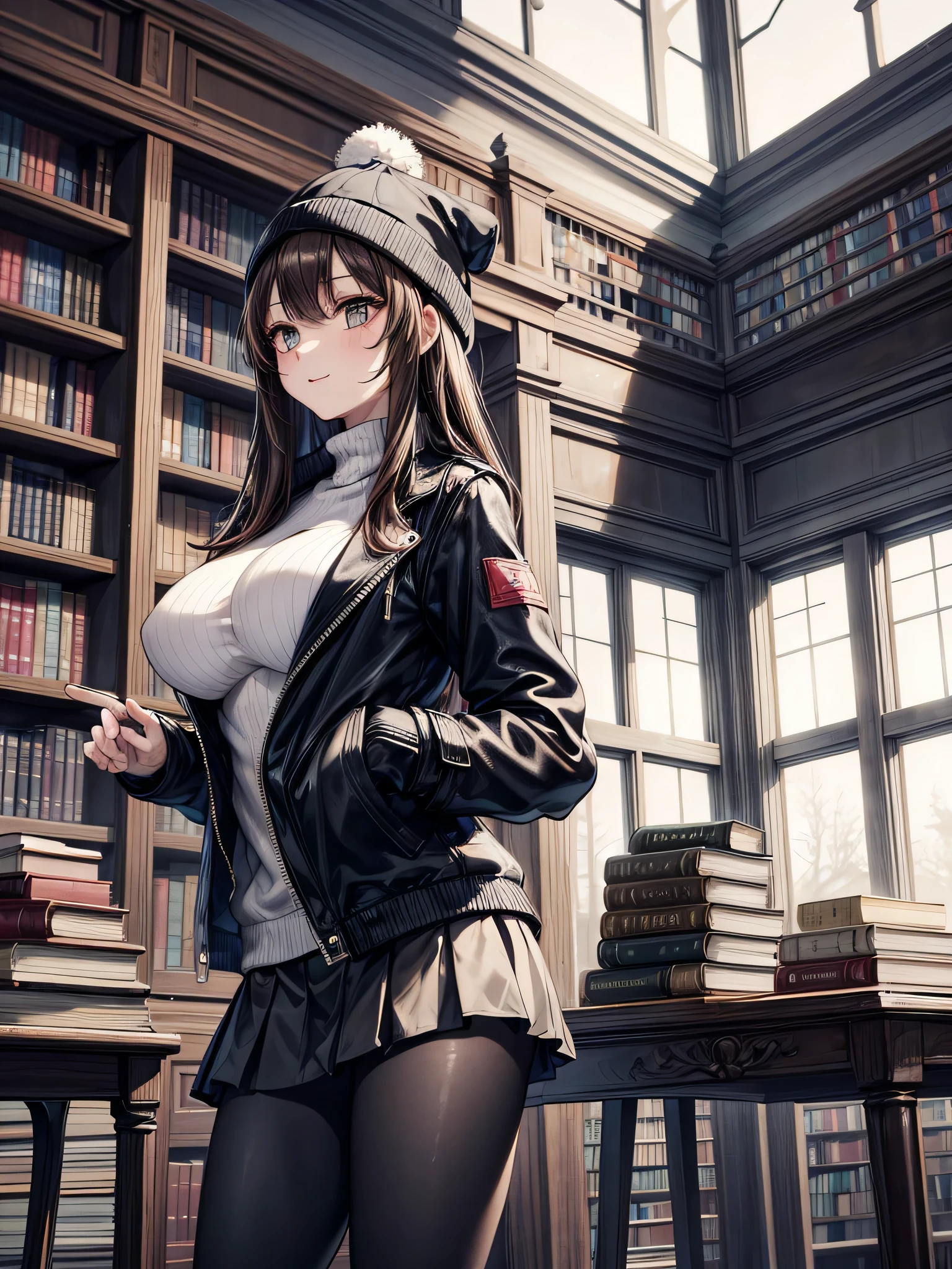 masterpiece, big book sticking out,