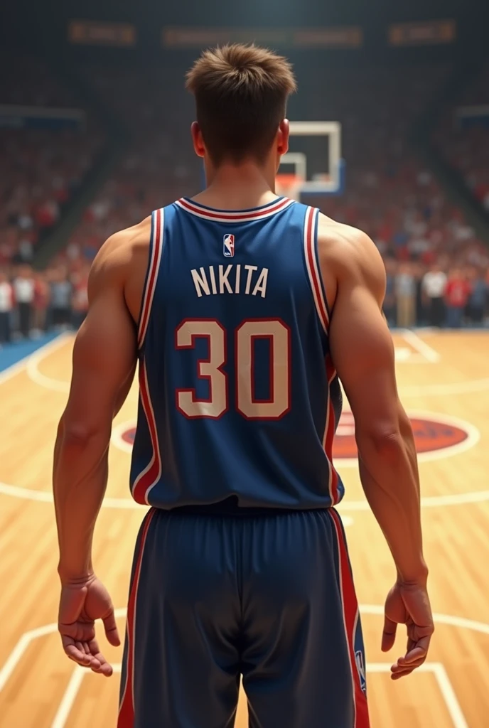 Teal basketball jersey name Saikyo
23 number with white and red accent
Paired with basketball shorts