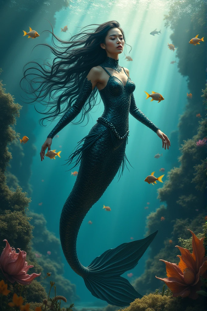 black mermaid