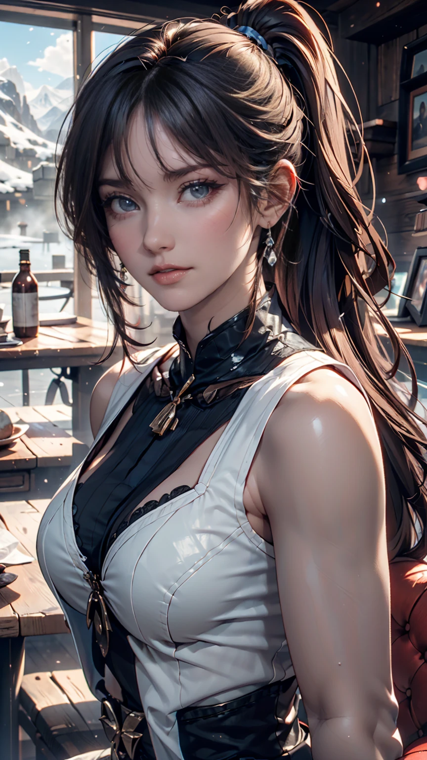 (masterpiece), (Highest quality), (Super Detail), (Disheveled Hair), (figure), (One Girl), (Fashionable clothes), Are standing, Fashion Model, Viewer, (interview), (Simple Background), Beautiful and beautiful eyes, Delicate and beautiful face, floating, (High saturation), (Colorful Splash), Colorful Bubbles, (Shine), Focus on the face, ponytail, Light blue hair, bangs, Hair Ring, floating Flowers, floating Hairs, (The Shining), Best lighting, Best Shadow