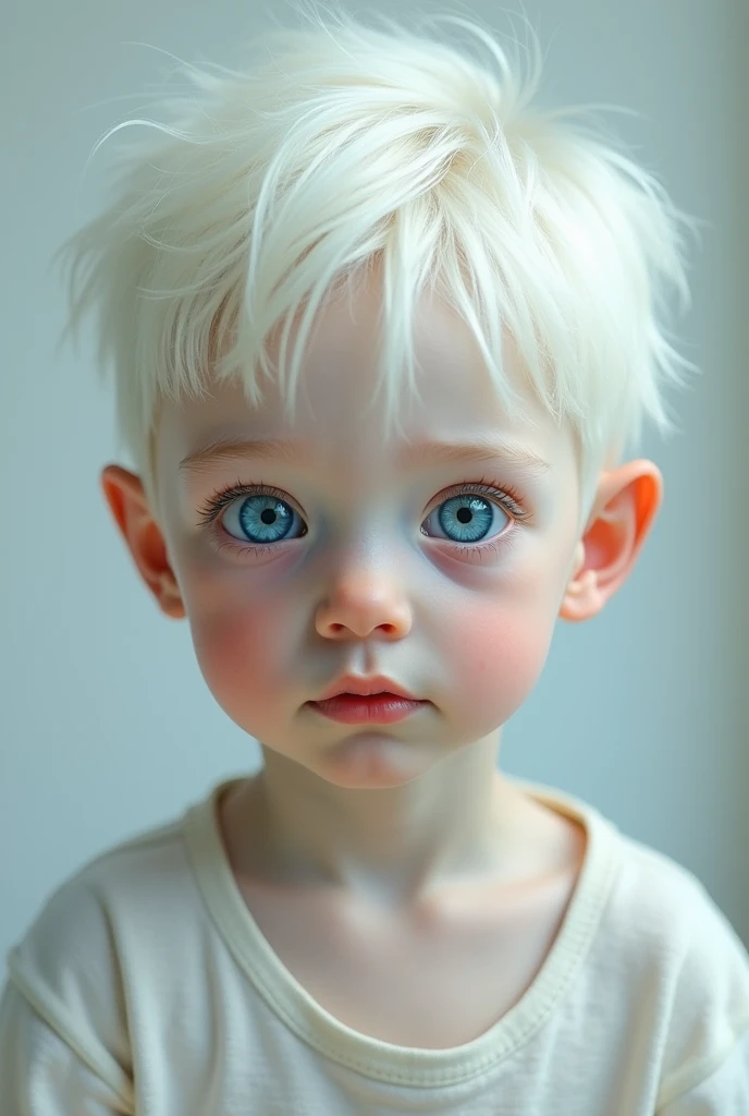 (Ultra high quality), (ultra high definition), (ultra sharpness), (8K), (a very cute blonde baby boy), (), (alone), (wearing a children'shes), (portrait), ( very blue eyes), (ultra detailed eyes), (ultra detailed irises), (completely identical irises), (totally normal irises), (emphasis on irises), (cheerful smile)