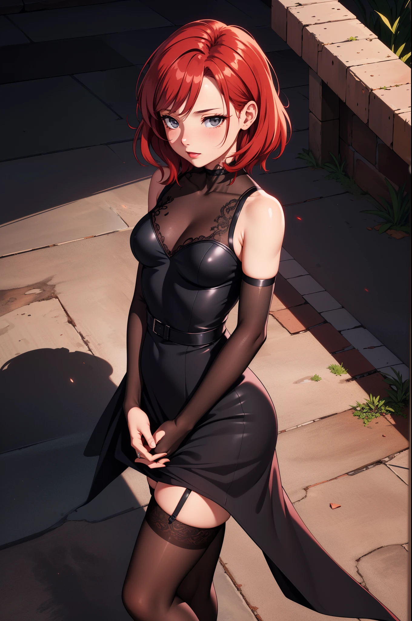 Red-haired cowboy sonorous rose 20-year-old female