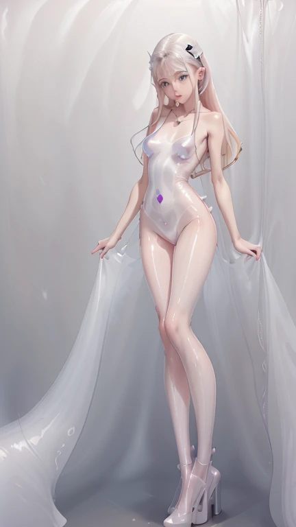 ((Best quality)), ((masterpiece)), (detailed), naked anime girl