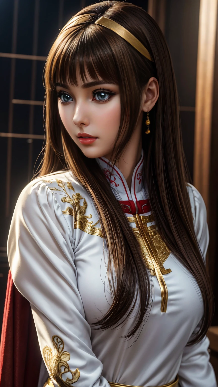 ( Full Body Picture) (Best quality, 8K), (HDR,))) soft lighting, picture perfect, realistic, vibrant, fox girl with brown hair, kitsune, beautiful female kitsune, digital anime illustration, beautiful illustration, beautiful digital artwork, exquisite digital illustration, realistic digital anime art, realistic anime style digital art, ultra high quality fantasy art, final fantasy, masterpiece, ultra high quality female character design, wallpaper illustrations of the highest quality, complex ultra high quality accurate faces of female characters, high quality design and accurate physics, ultra high quality fantasy style, dark fantasy Style, masterpieces, super high quality characters, anime resolution - 8K, realistic anime art, highest quality wallpaper illustration, ultra-high facial detail, quality design and physics accuracy, by color, depth of field, shadows, ray tracing, high quality and 8K resolution computer wallpaper production, accurate simulation of the interaction of light and materials, Highly detailed hair, More about beautiful and shiny brown hair, Beautifully detailed hands perfect fingers, Beautiful nails, perfect anatomy, perfect proportions, Full-length, Perfect color combination, Accurate imitation of the interaction of light and material, art that conveys the meaning of the story.