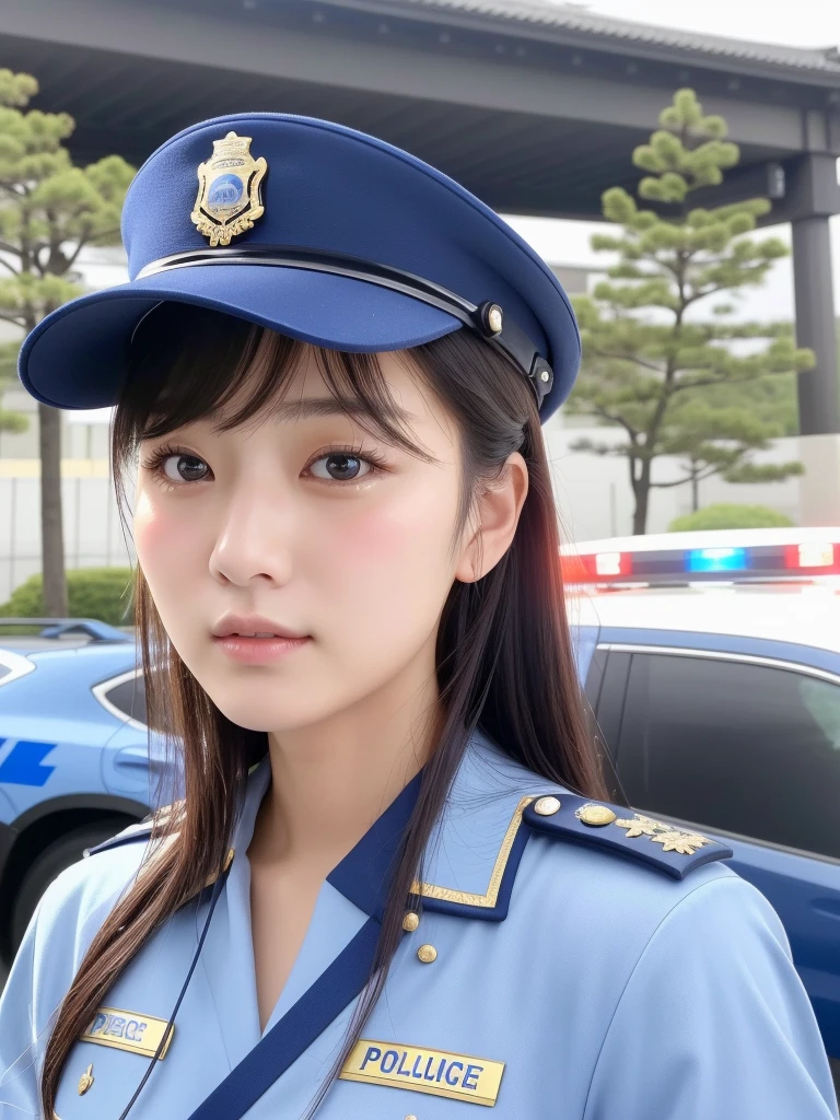 (masterpiece、  top quality、  super high resolution )、(  perfect face、  facial beauty、    beautiful eyes  )、(cry、  resists 、  Embarrassing  、  blanking )、police officer、 Japan Police Uniform 、police officerの帽子、Policeman&#39;s hat、 Big Breasts 、Nipples、服の隙間からNipplesが見える、The button comes off  、  dress shirt 、  white shirt、  My clothes are see-through   、  Embarrassing  、  blanking 、((nsfw:1.2),(  one man and one woman ,  sex、  men put their penis in their vagina 、),( I'm surrounded by many men 、 men hug women 、 Men's ribbed underarms    、)、(Tie with rope、 default rin with hands on my back )、Firmly support your chest with 5 fingers 、(cry:1.2、Women shed tears )、(Cowardly woman:1.2)、Nipplesが見えている　Completely naked Pussy　 I'm not wearing clothes　Completely naked　 without accessories　Pussy　 full body shot　vagina　Vagina　ピンクのNipples