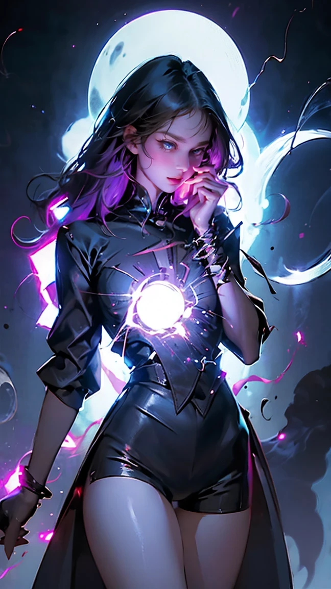 ((dark)),amazing,8k,fantasy, super detailed, magic ,((Food)),(foodie),(((( hair)))), casting spell, Black Hole ,fishing,((Shine eyes)) (( blue eyes)),((Shine)),((bloom)),grow, masterpiece on penis , Absurd, top quality, standing, 1 girl ,human,evil,evil grin,The End,destruction, The End of the World ,Crazy Eyes,Crazy,Psychopathic, Look Down,Excellent,( Sadistic),((evil)),spear,Spectrum,ghost,Circle,rim,rim light,crescent,abyssal, Shorts,between legs,pelvis,hip line cowboy shot, magic Circle, Excess Energy ,SF,Abyssaltech,Dark Energy,Mysterious, dissolving , see-through,abyss,Anti-tech,SF, Pure Energy ,Thighs,composed of elements of thunder,thunder,electricity,