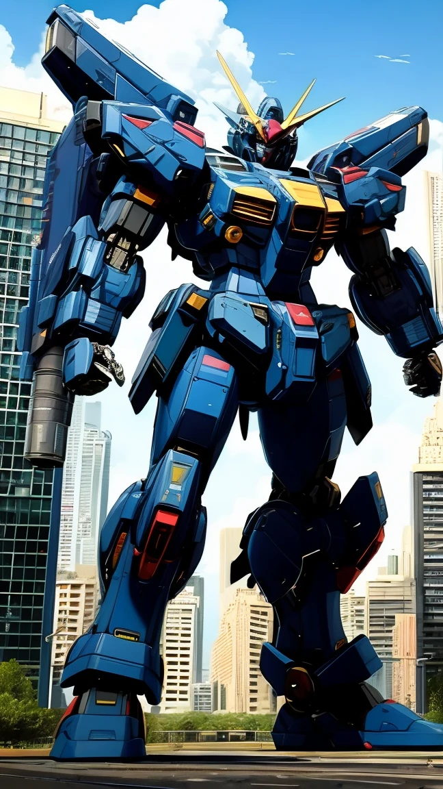 Gundam、 robot , 2-legged , Hard Surface, , サイエンス fiction, holding _arms, battlefield, Shine ,Hero Parts, Machinery Parts, top quality, masterpiece, very detailed, ultra detail, (huge mechanical arms:1.3)、 giant beam rifle in right hand、giant sword in left hand 、
Break Sky, cloud, Building , Shine_eye, science_ fiction, city, realistic ,