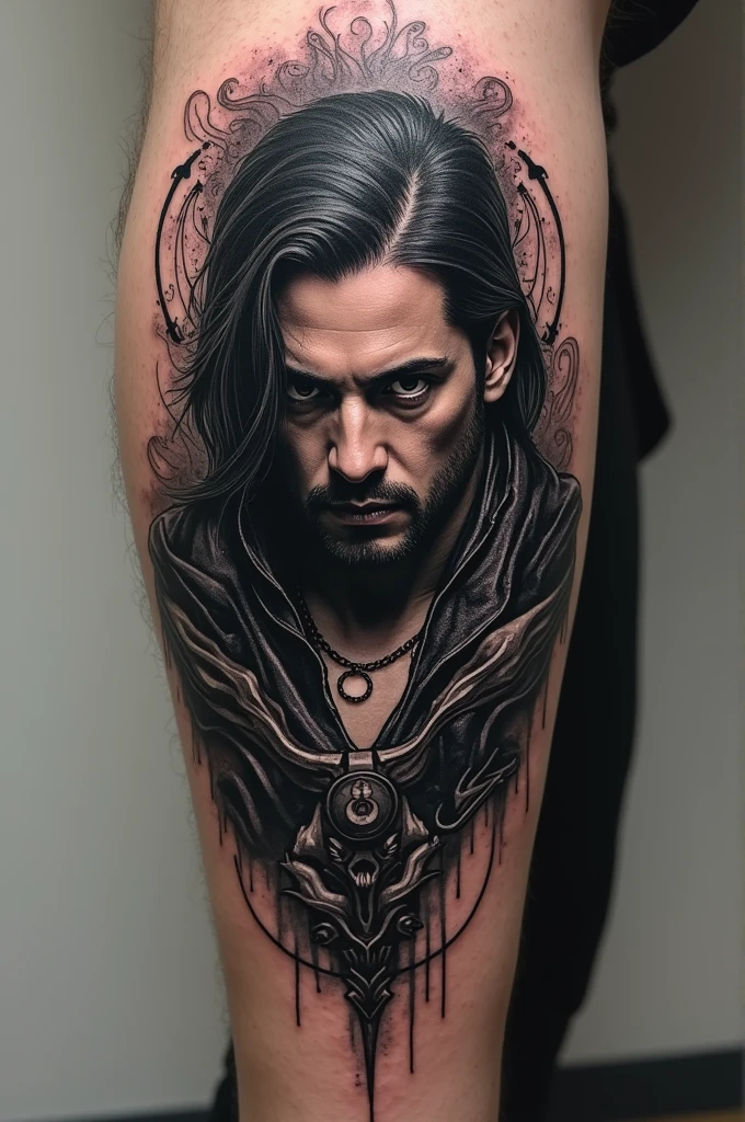 Type O negative tattoo forearm