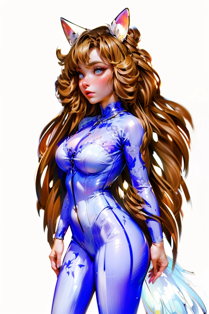 1girl, (body painting:1.25),  blond,  breasts, in bed, bedroom, sitting, RAW photo, amazing intricate finely realistic,  detailed face  <lora:bdp_150124_1:1>