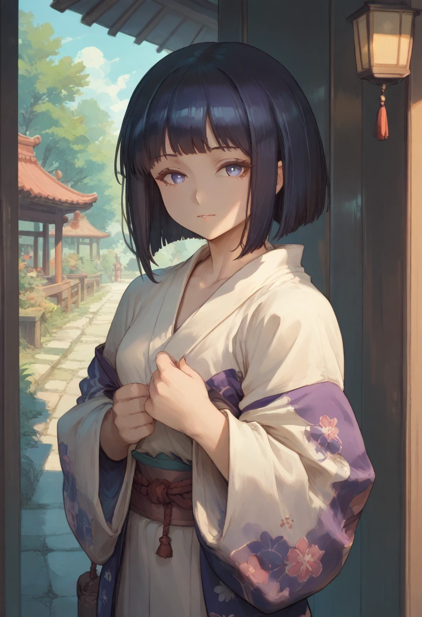 (masterpiece, best quality), hyuuga_hinata, kimono