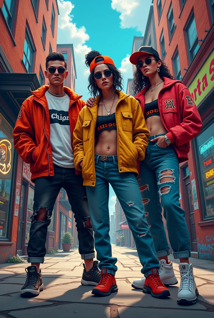 1. "Create an image inspired by 80s pop culture featuring a retro cityscape at night, filled with neon lights, towering skyscrapers, and futuristic elements. Incorporate iconic symbols from the 80s, such as Rubik's Cubes, cassette tapes, and arcade game characters, to capture the essence of the era."

2. "Design an image in the style of 80s pop art, featuring a vibrant and bold color palette. Incorporate popular icons from the 80s, such as Pac-Man, MTV logos, and iconic movie characters, to create a visually striking and nostalgic composition."

3. "Create an image inspired by 80s fashion and music, featuring a group of stylish individuals wearing neon-colored clothing, big hair, and iconic accessories like oversized sunglasses and boombox radios. Incorporate elements of iconic 80s bands or musicians to add an extra layer of pop culture nostalgia."

4. "Design an image that pays homage to 80s movies, featuring a collage of iconic film posters and memorable scenes. Incorporate elements from popular movies like Back to the Future, Ghostbusters, and The Breakfast Club, using a vibrant color palette and retro typography to capture the essence of the era."

5. "Create an image inspired by 80s video games, featuring pixelated characters and a retro arcade setting. Incorporate popular game characters like Mario, Sonic the Hedgehog, and Donkey Kong, along with classic arcade cabinets and glowing neon signs, to transport viewers back to the golden age of gaming."

Remember, these prompts are meant to inspire creativity and capture the essence of 80s pop culture. Feel free to adapt and modify them to suit your specific vision and artistic style.