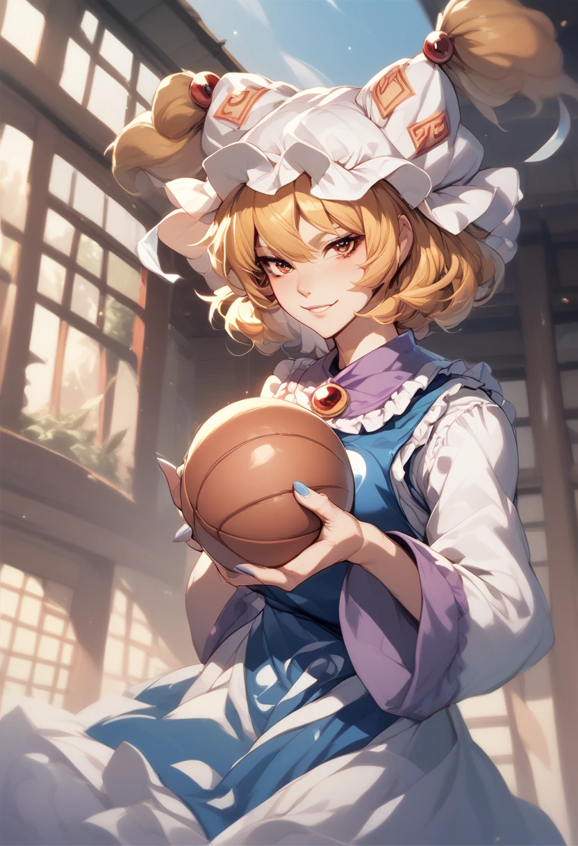 yakumo_Ran , Holds ball in her hands, 