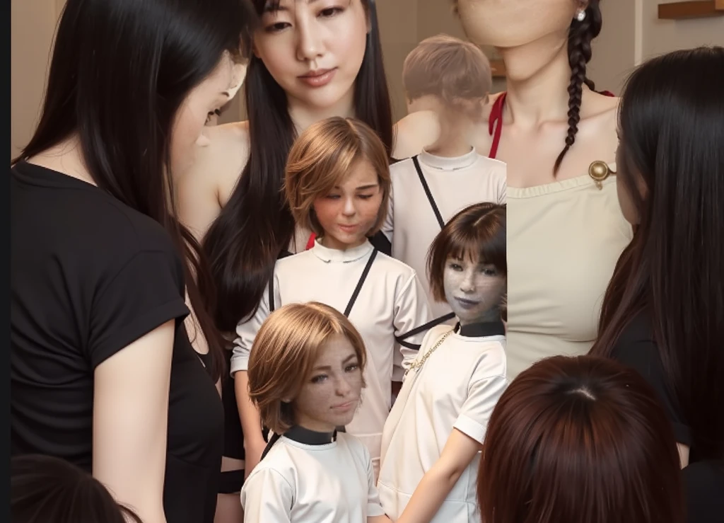 One Girl,Black Hair,Mature Woman,Mid-chest,Updo,Sex Maniac,Lecherous Eyes,Captivating smile(,Female pubic hair,:1.2), (fucking with Little Boy,,:1.5),(Age difference:1.3),onee-Shota,now,(Small penis, Shota,Little Boy,A cute boy,:1.3),Educational Sex, An adult woman making sexual advances on a Little Boy(,nakid Little Boy,:1.5),(Size Difference,:1.5),Completely naked,how on body, Blair, (One Girl and 1boy,Couple,Heterosexual,Pussy juice,Browsing Caution),Mother and son,(Grabbing the penis,),(ejaculation, Handjob,how,:1.5), Actual Photos、Detailed Hair、Detailed face、fine grain、Detailed skin、An elaborately recreated penis、texture:1.5、Absurd:1.5、Anatomically detailed hand、Anatomically detailed fingers、Texture:1.5、Absurdly:1.5、Inside the logistics warehouse