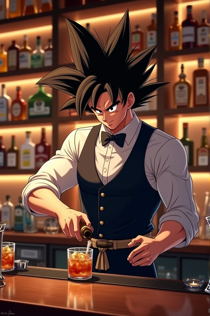 Vegetto Mixing in a mini-bar 