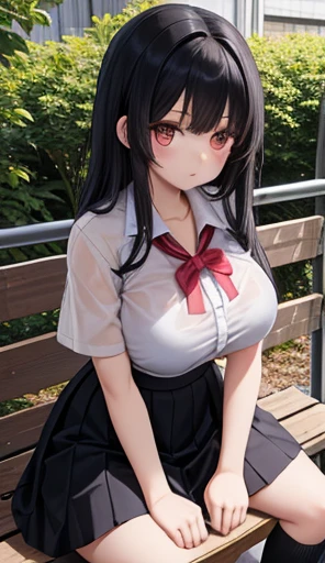 nsfw、m1girl,school uniform, topless.masterpiece, extremely detailed face, Newest,animated painting, nice angle,Sitting with Knees Up on sofa at living, spread legs、 underwear, Enhance colors to maximum saturation,nblush, breasts, clothes lift, crotch seam,lingerie,vivid_Pink panties, panties under pantyhose,vivid_Pink pantyhose, skirt, skirt lift, solo focus, underwear、breasts out、Good, 1girl, looking at viewer, embarrassed, blush,  large breasts,  Good, lace trimmed,  panties,chest, masterpiece, Highest quality, High resolution, Beautiful attention to detail, Highly detailed face, Good lighting, Detailed CG,  Glossy Lips, upset, blush,garden, choker,