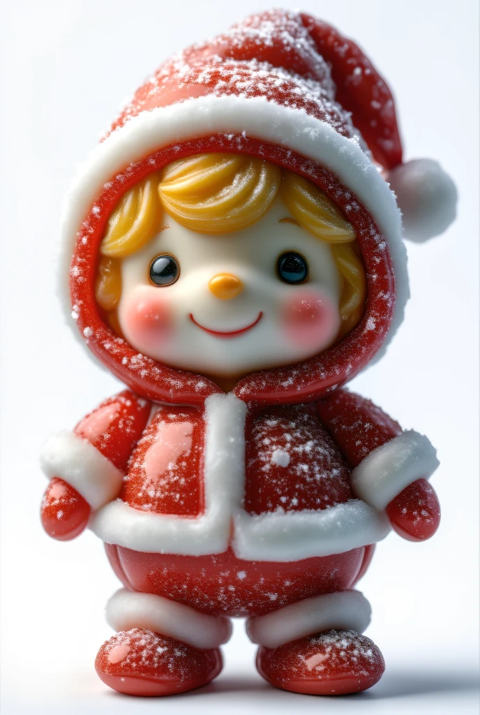 santatangsu,Cute Santa  PocketMonster,white background, extremely high resolution, added details, close-up,
