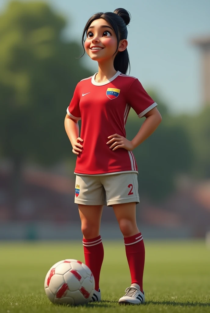 (grey background:1.5, close shot:1), (photorealistic:1.4), (best quality:1.0), (ultra highres:1.0), 8k, RAW photo, (masterpiece:0.2), 1girl, beautiful skin, detailed skin, big smile, teeth, (short hair:1), (soccer uniform:1.2)