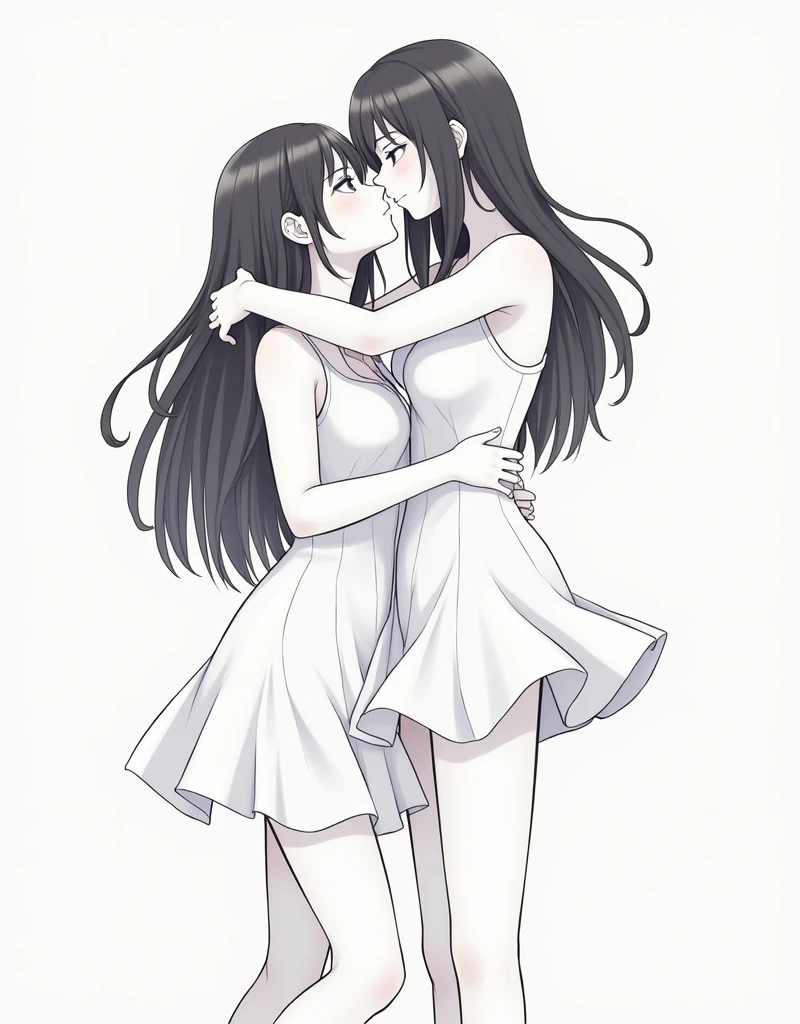 sketch by NTY, a woman, white background, two naked women hugging, glowing eyes, eclectic, chaotic, cyberpunk
<lora:SketchStyle:0.7>
<lora:LowRA:0.7>